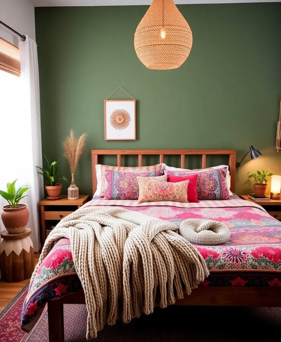 Cozy Earthy Tones with a Touch of Vibrance